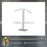 Made in China 2016 Custom Cheap Price 2 Slant Arms Clothing Display Racks , Metal Customized Racks China Supplier