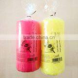 2016 Paraffin Wax Colored Decorative Dinner Pillar Candles thumbnail-5