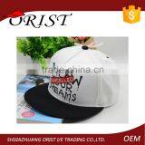 Custom unisex 100% polyester hip pop snapback cap with high quality snapback cap