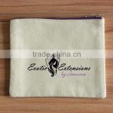 promotion reusable small zipper cotton canvas tote bags