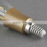 2015 New Style Antique LED Filament C35 With Plastic Gold Palted 2W E12 110V Dimmable thumbnail-5