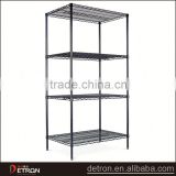 NSF 4 tier carbon steel shelf rack