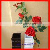 Super Lifelike Handcraft Decorative Imitated Rose Flower