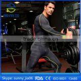 Men's Cool Dri Fit Compression Baselayer Short Sleeve T Shirts, Crew Neck Stretch Slimming Body Shaper Top Shirt