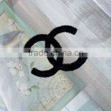 New Arrival Double 'C" Pattern Embroidered Sheer Curtain Fabric thumbnail-5