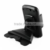 New leather grain design cradles holder car CD slot smart phone holder for smart phone