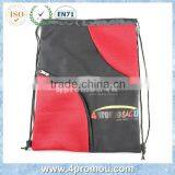 210D Polyester Drawstring Shoe Bag with side pocket