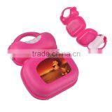 kids lovely plastic lunch box with handle and water bottle