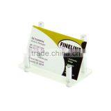 Business Card Holder White Frosted 2012 NEW thumbnail-1