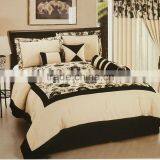 7Pcs Flocking Comforter Set