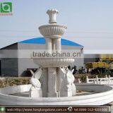 Garden Caved Natural Marble Stone Water Fountain thumbnail-1