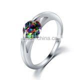 O Rings 18k Gold Plated With Color Zircon Gold Ring thumbnail-5