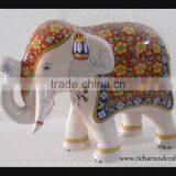 Blue Pottery India Handmade Sculpture Hand Painted Gift Home Decore China Art Gallery thumbnail-1