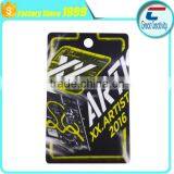 Custom Die Cutting Black Background Plastic Cards With Hole Punch thumbnail-1