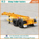 Factory price Tri-axle 30 Tons customized 20 ft shipping container trailer
