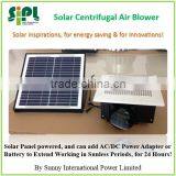 SUNNY 17W Solar Powered Plastic Type Centrifugal DC Ventilation Ceiling Air Exhaust Roof Fan thumbnail-1