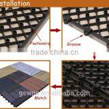 Outdoor Hollow Wood Plastic Composite Decking/WPC Board 310*310*22mm thumbnail-6