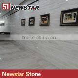 Newstar Cheap Wooden White Straight Vein Marble For Floor Wall Tile USA thumbnail-4