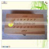 Solid Lock Font Engraved Valued Wine Case Box thumbnail-2