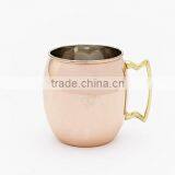 BPA FREE SMOOTH 100% COPPERTISAN BARREL MOSCOW MULE DRINKING MUG thumbnail-2