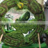 Life Size Large Top Party Artificial Landscape uv Resin Plastic Animal Leaf Alphabet Letter Rabbit Statue E08 23A12 thumbnail-1