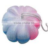 Colorful Flower Design Net Mesh Wash Scrubber Bath Sponge Ball