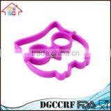 Silicone Owl Shaped Silicone Egg Ring, Eco-friendly Silicone Egg Cooking Mold thumbnail-4