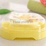 Innovative Design Portable Elliptic Plastic Soap Dish Box With Draining Tray thumbnail-3