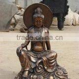 Bronze Sitting Mermaid Statue Sculpture thumbnail-1