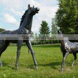 Animal Metal Bronze Garden Lost Casting Wax Cheval Sculpture thumbnail-2