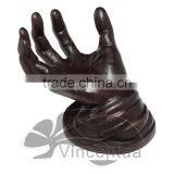 Popular Design Art Decoration Metal Craft Bronze Hand Sculpture thumbnail-1
