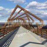 River Landscape Steel Structure Bridge, Metal Construction Decorative Bridge With CAD Design(BF08-Y10004) thumbnail-4