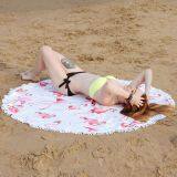 2017 Best Sale 100% Terry Cotton Printed Round Beach Towel With 150cm thumbnail-3