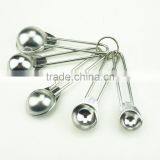 42135 Wire Handles Stainless Steel Nesting Measuring Cups and Spoons Set thumbnail-4