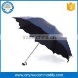 Factory Wholesale Fancy Yellow Lace Parasol Umbrella thumbnail-1