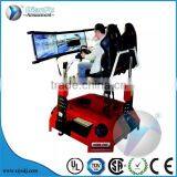 Guangzhou Dianfu Silulator Driving Real Feeling Motion Car Driving Simulator With Triple Screen thumbnail-1