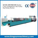 KZD-400ZF High Speed Four Side Seal Center Seal Plastic Bag Making Machine