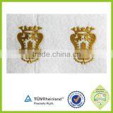Embossed Clothing Label Sticker Iron on Pvc Logo