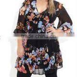 Plus Size ChiffonTops thumbnail-1