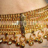 GOLD Tone Chain ANKLET PAYAL Foot Bracelet thumbnail-4