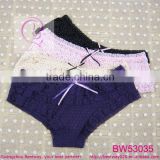 Wholes sale ladies fashion polk dot drape underwear