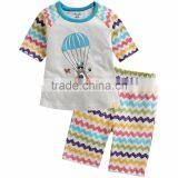 New Arrival 2017 Cotton Fashion Kids Wholesale Children's Clothing Boutique Baby Summer Clothes Family Kids Pajamas thumbnail-3