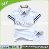 Yellow/white Summer Short Sleeve Kids School Uniform Polo thumbnail-2