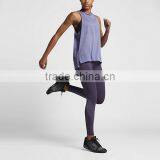 MGOO Custom Made Sleeveless Low Armhole Sport Tank Top Women Blank Lightweight T-shirts For Gym thumbnail-5