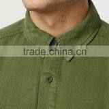 Man Green Pocket Shirt Long Sleeve Flannel Shirt thumbnail-2