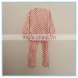 Wholesale OEM Children Gilrs Cotton Underwear Set Long Johns, High Quality Kids Pajamas Clothes for Child thumbnail-3