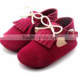 2016 Top-selling Genuine Leather Shoes Baby Moccasins Leather Baba Baby Shoes thumbnail-2
