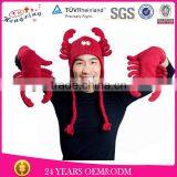 Custom Design Best Seller Cute Lobster Adult Wool Knitted Animal Head Hats thumbnail-1