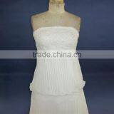 China OEM Supply A Line Strapless Wedding Dress thumbnail-3