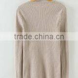 EY0872S Deep V-neck Ladies Long Sleeve Pullover Sweater thumbnail-5